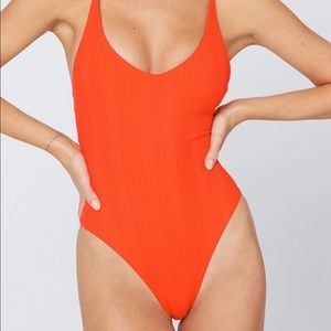 L*Space Poppy Pointelle Gianna One Piece 🧡